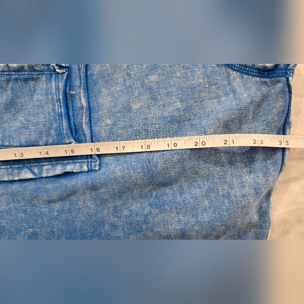 Blue Denim-Style Women's Top - Picture 4 of 8